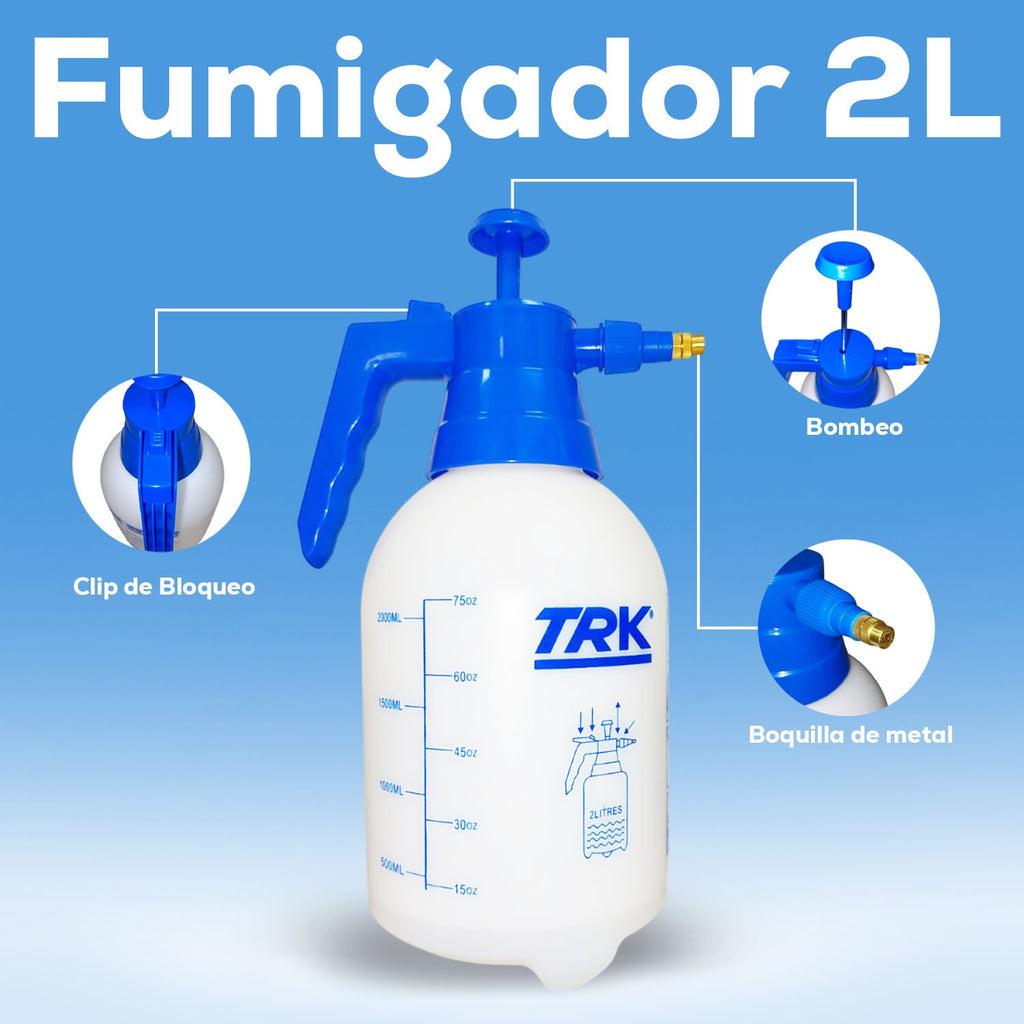 Aspersora Fumigadora Manual Agrícola 2 Litros TRK