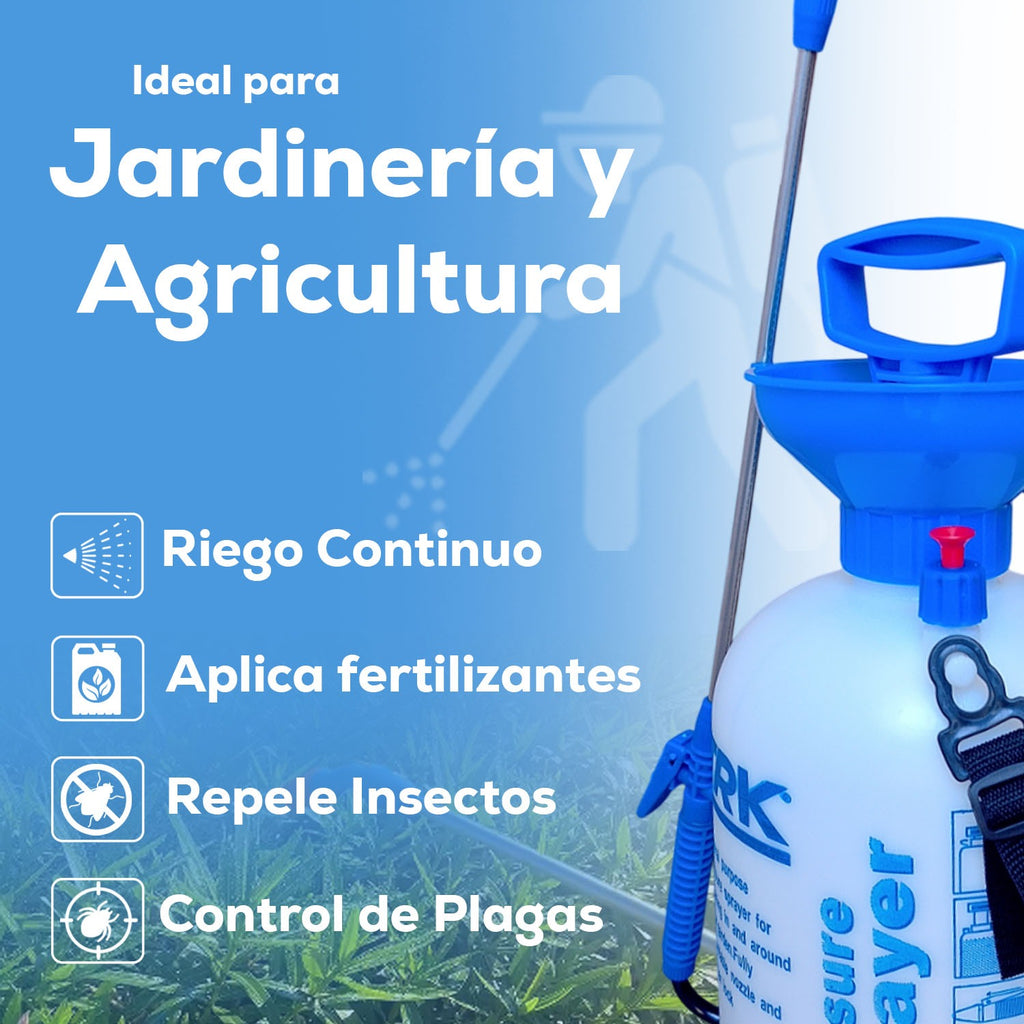 Aspersora Fumigadora Manual Agrícola 5 Litros TRK